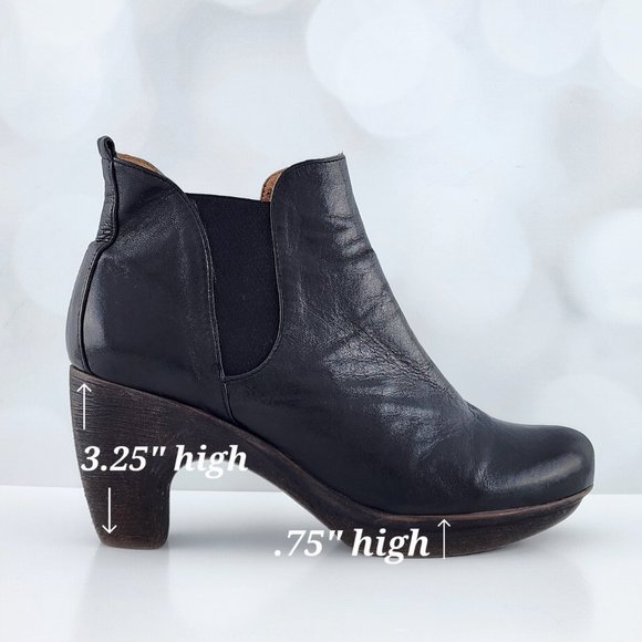 Black High Heels Ankle Boots by Eric Michael - Picture 2 of 12